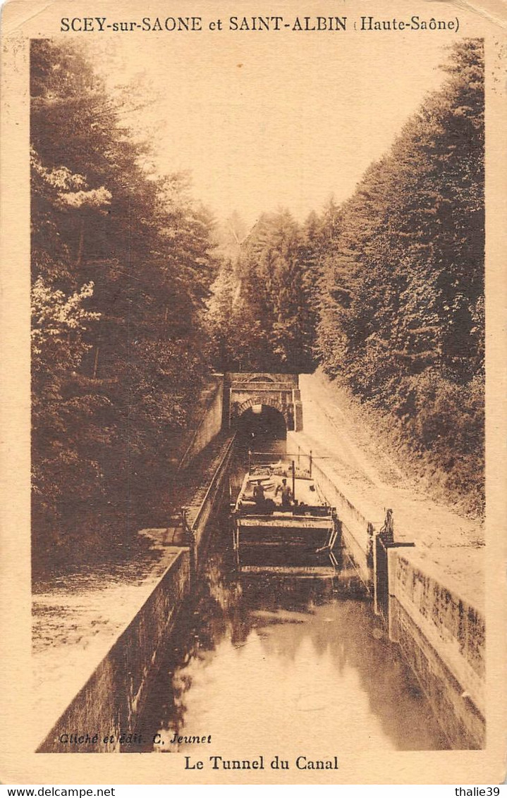 Scey Sur Saône Tunnel Pour Péniche Péniches - Scey-sur-Saône-et-Saint-Albin