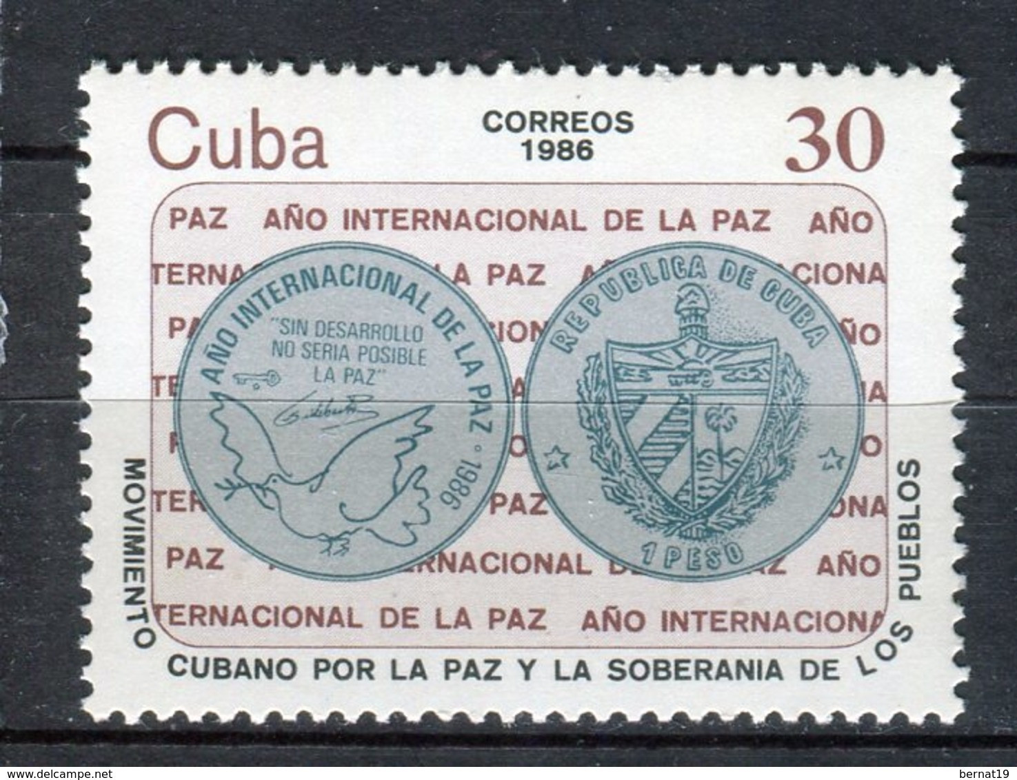 Cuba 1986. Yvert 2701 ** MNH. - Nuevos