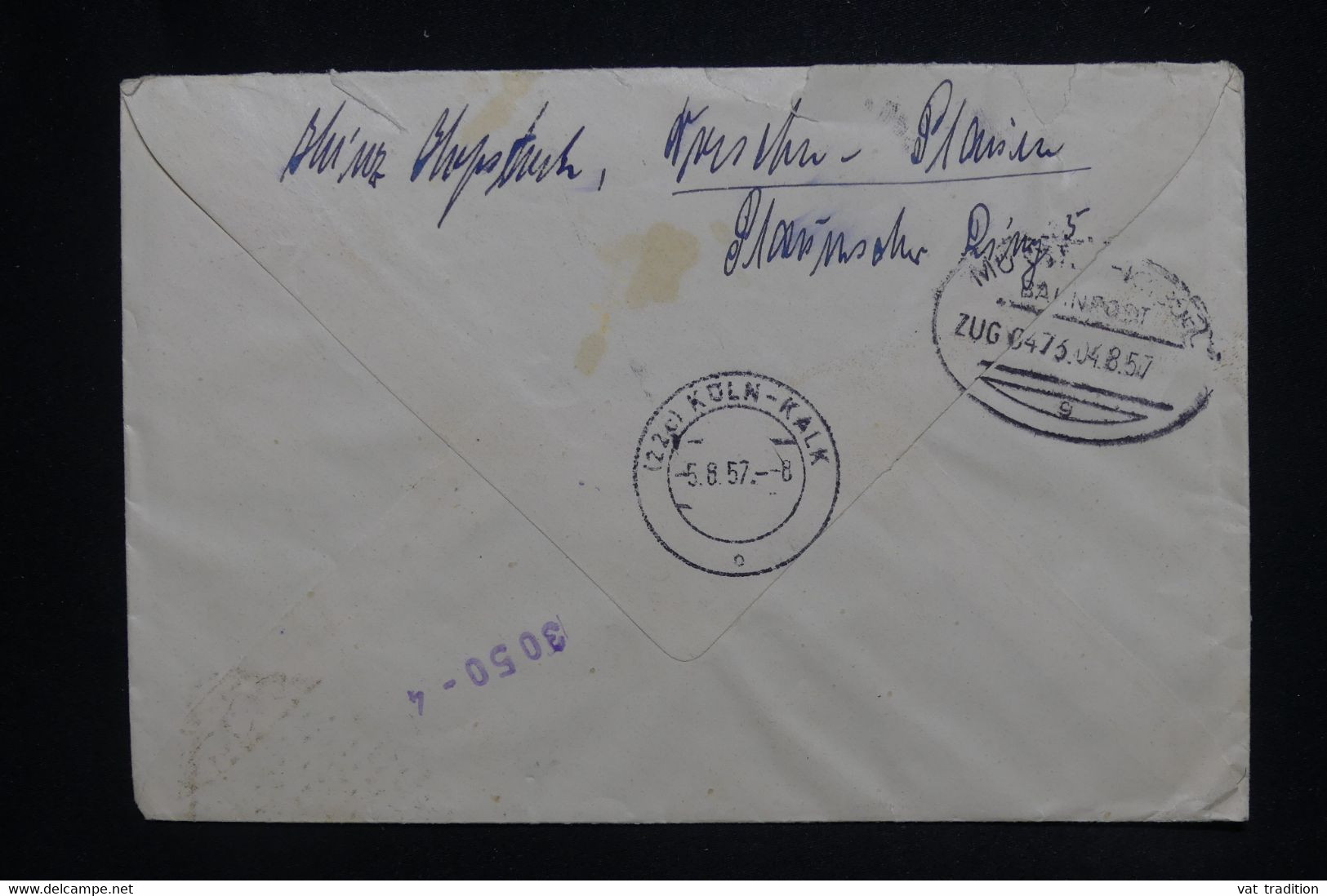 ALLEMAGNE - Enveloppe En Exprès En 1957 Pour Köln - L 127838 - Covers & Documents