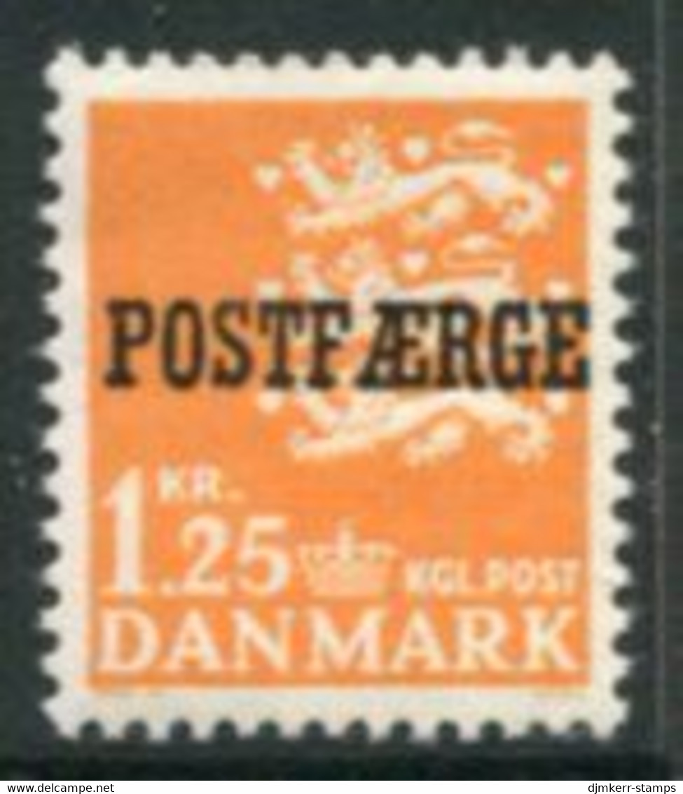 DENMARK 1965 Parcel Post Overprint On Arms 1.25 Kr. Definitive  MNH / **.  Michel 40 - Pacchi Postali
