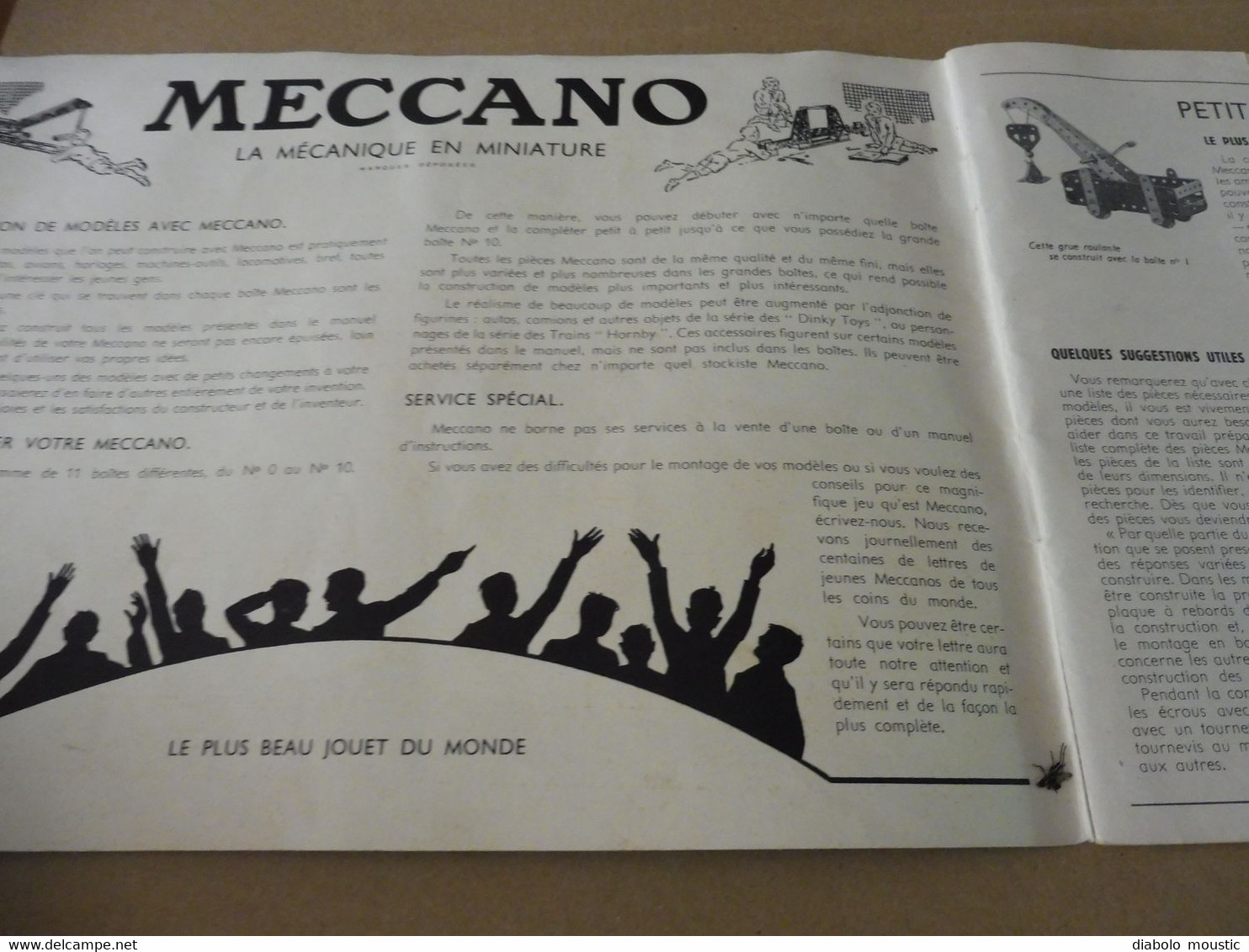 MECCANO  Manuel D'instruction N° 4 - Meccano