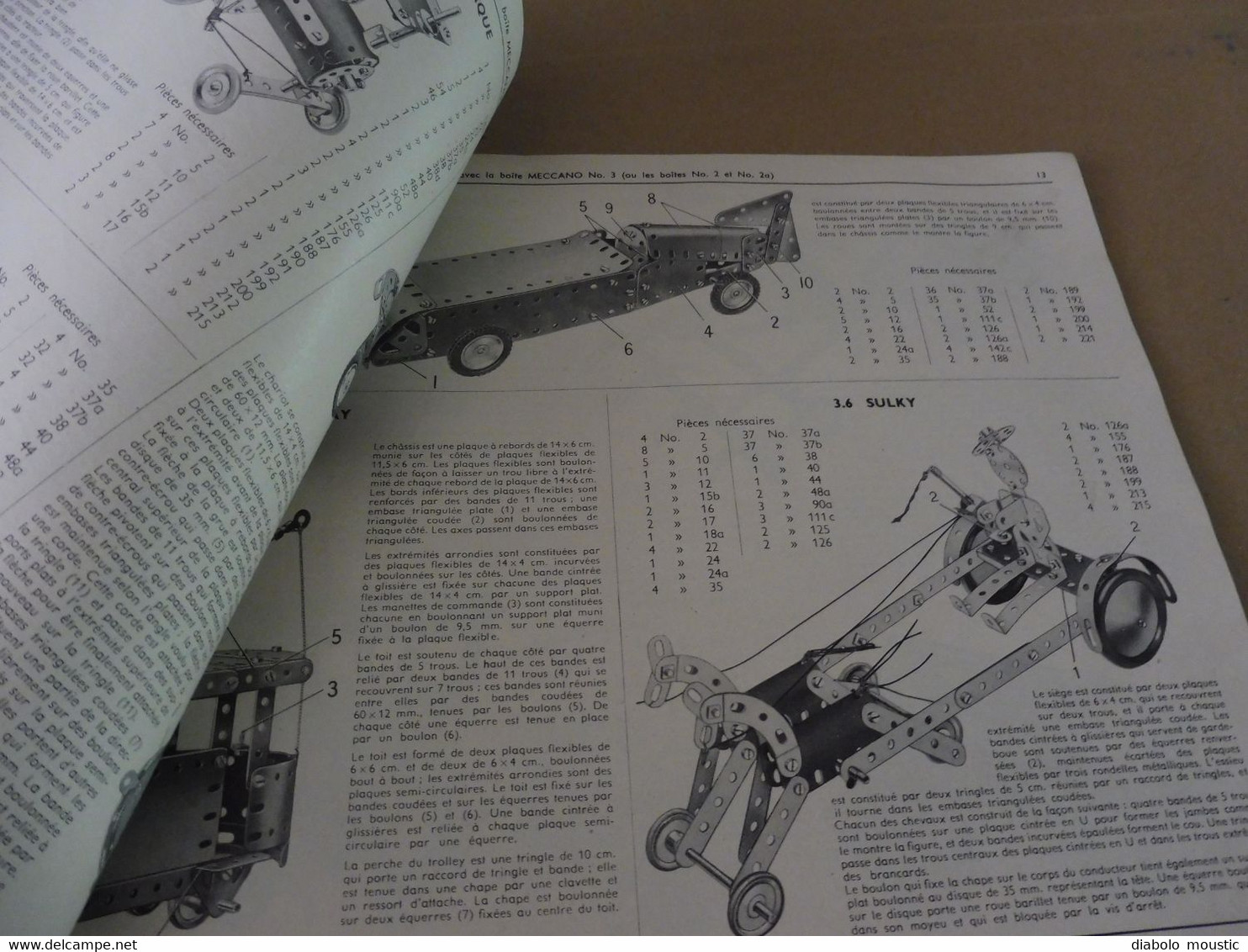 MECCANO  Manuel D'instruction N° 4 - Meccano