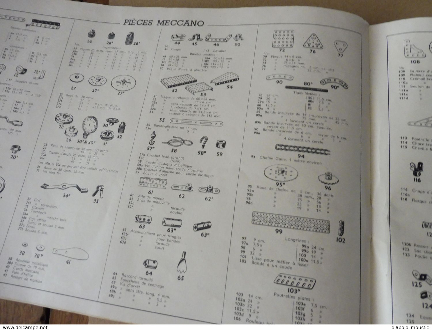 MECCANO  Manuel d'instruction N° 4