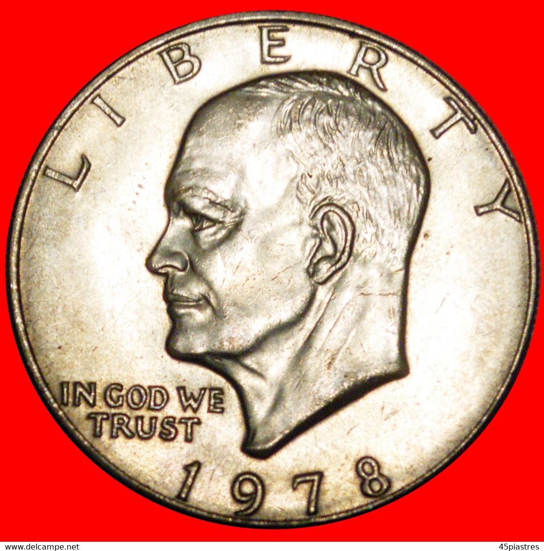 * LUNAR DOLLAR (1971-1999): USA ★ 1 DOLLAR 1978 UNC! EISENHOWER (1890-1969)★LOW START ★ NO RESERVE! - 1971-1978: Eisenhower