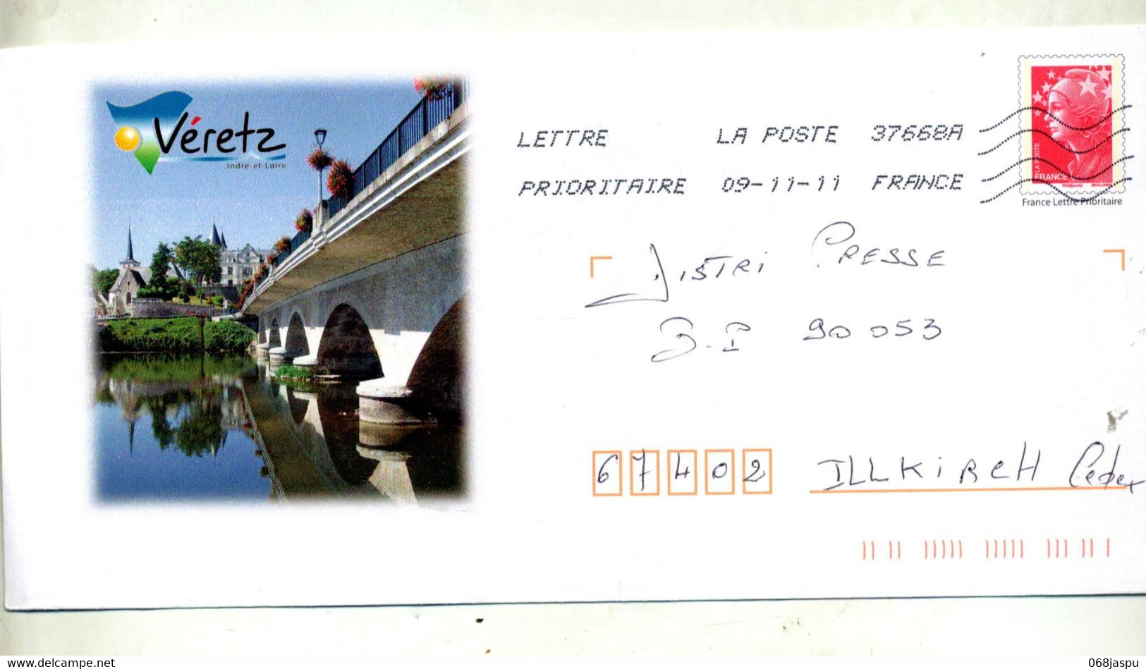 Pap Beaujard  Flamme Chiffree Illustré Veretz - Prêts-à-poster:Overprinting/Beaujard