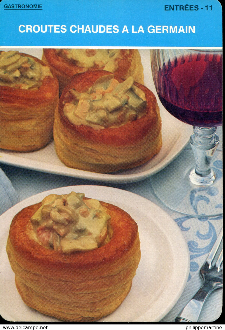 Croutes Chaudes à La Germain (Champignons, Jambon...) - Recetas De Cocina