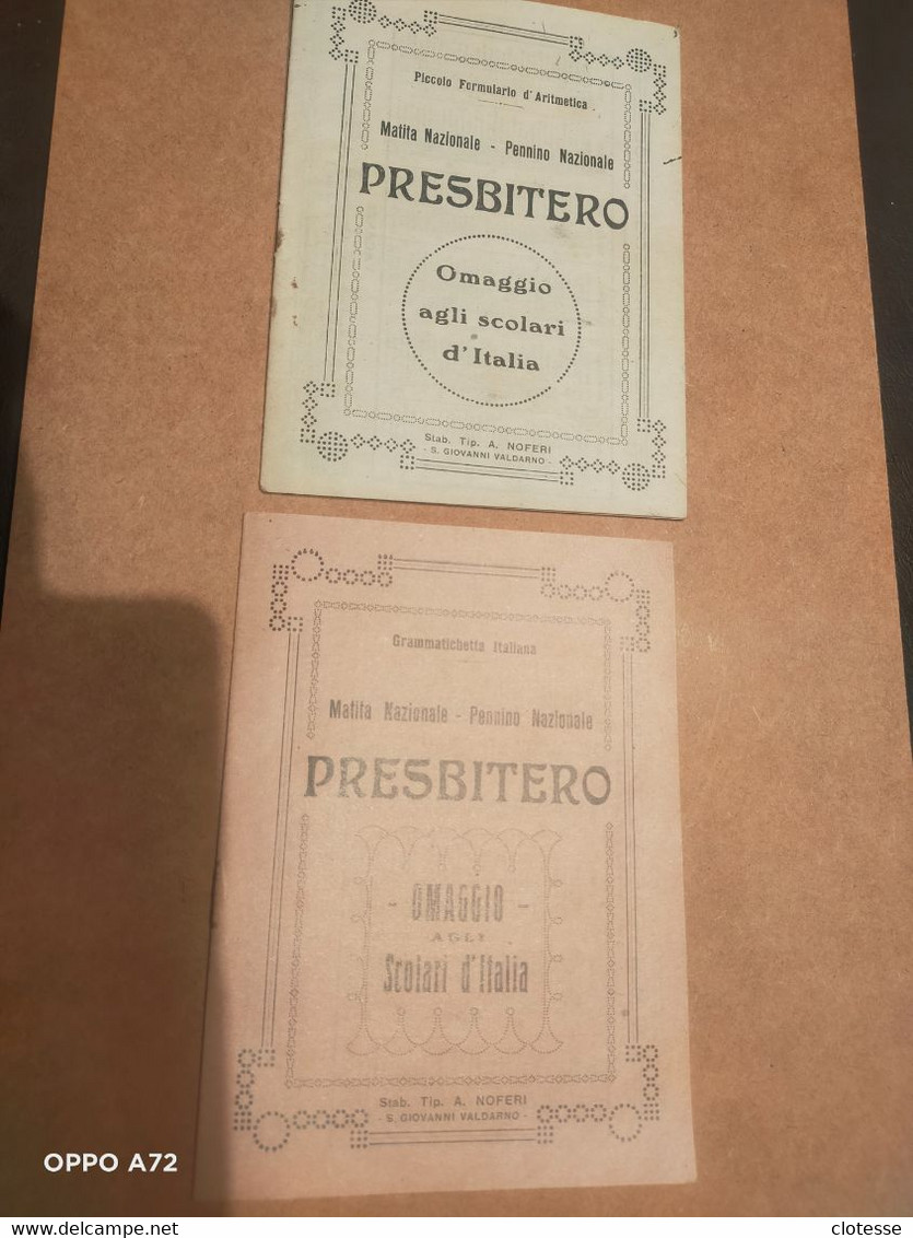 Presbitero,grammatica,formulario Aritmetica - Mathématiques Et Physique