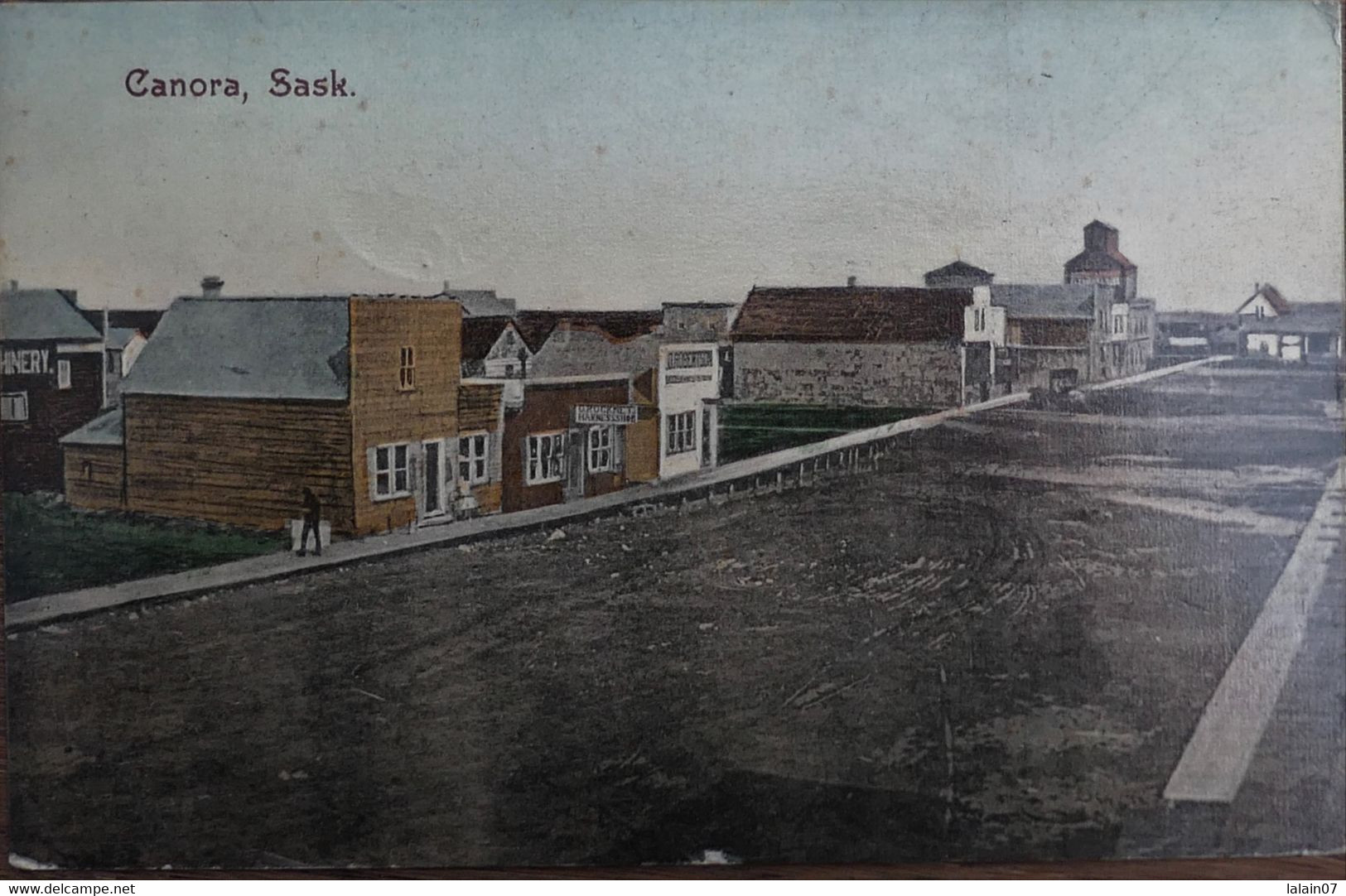 C. P. A. Couleur : Canada : Saskatchewan : CANORA, Center, Stamp In 1908 - Andere & Zonder Classificatie