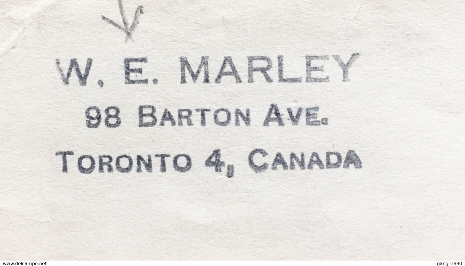 CANADA 1937, HOUSE OF ASSEMBLY CANCELLATION, POSTAL STATIONERY, KING GEORGE COVER, W. E. MARLEY TO MR. F. W. SEAMAN, USA - 1903-1954 Kings