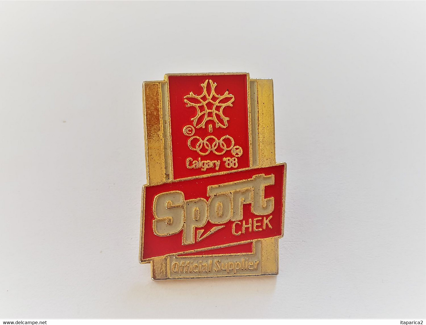 PINS JO JEUX OLYMPIQUES CALGARY 88 SPORT CHEK OFFICIAL SUPPLIER  / 33NAT - Jeux Olympiques