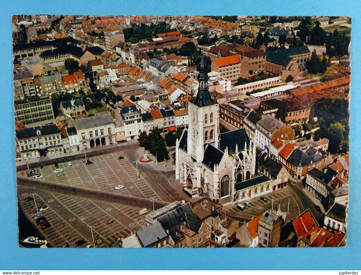 CPSM Tienen Tirlemont Vue Aérienne O.L.Vr Ten Poel Kerk - Tienen