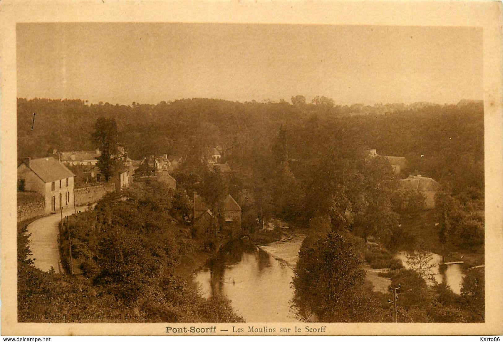 Pont Scorff * Vue Sur Les Moulins Sur Le Scorff * Minoterie - Pont Scorff