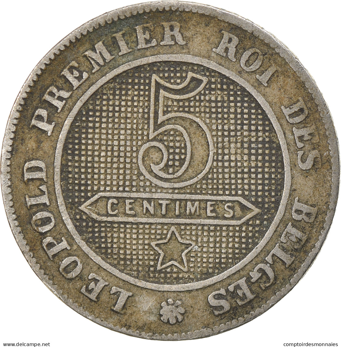 Monnaie, Belgique, Leopold I, 5 Centimes, 1862, TTB, Copper-nickel, KM:21 - 5 Cent