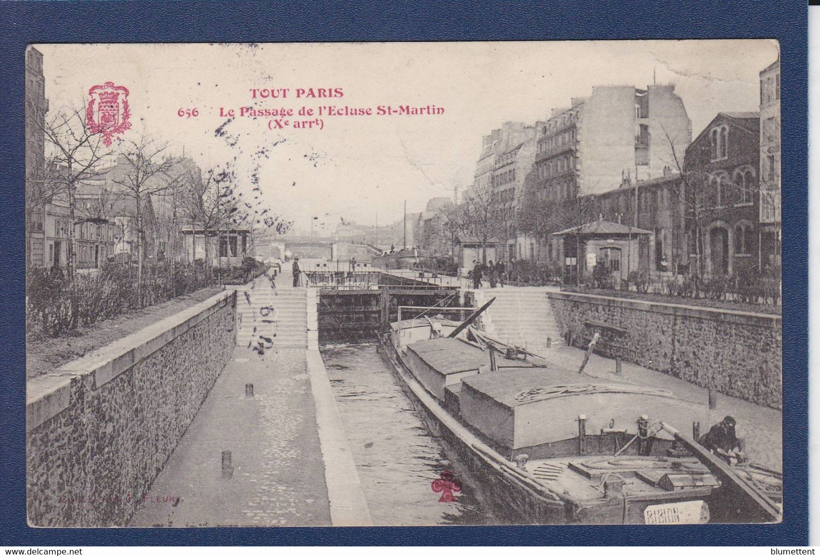 CPA [75] Paris > Série Tout Paris N° 656 Circulé Péniche - Loten, Series, Verzamelingen