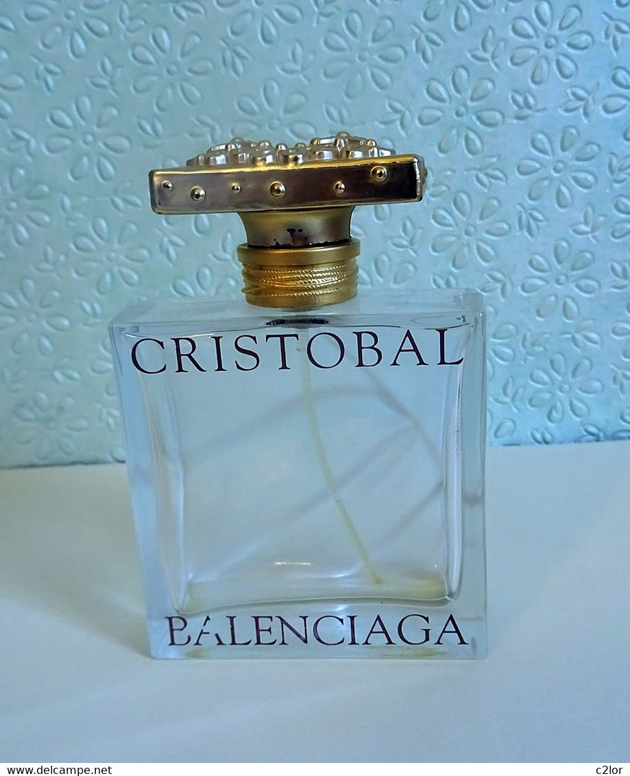 Flacon Spray  "CRISTOBAL  "  De BALANCIAGA  Eau De Toilette  50 Ml Vide/Empty Pour Collection (FL26) - Frascos (vacíos)