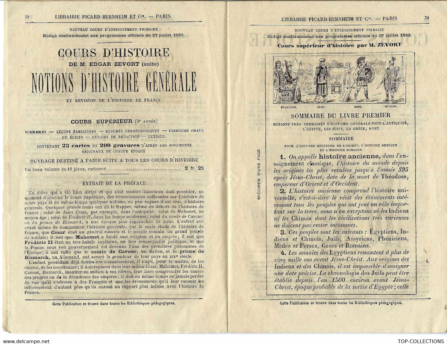 Circa 1890 RARE CATALOGUE IMPRIMERIE LIBRAIRIE CLASSIQUES PICARD BERNHEIM Rue Soufflot Paris 72 PAGES  SUPERBE - Verzamelingen