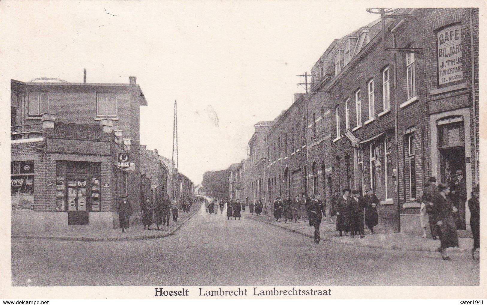 Hoeselt Lambrecht  Lambrechtsstraat  1949 Uitg Vranken - Hoeselt