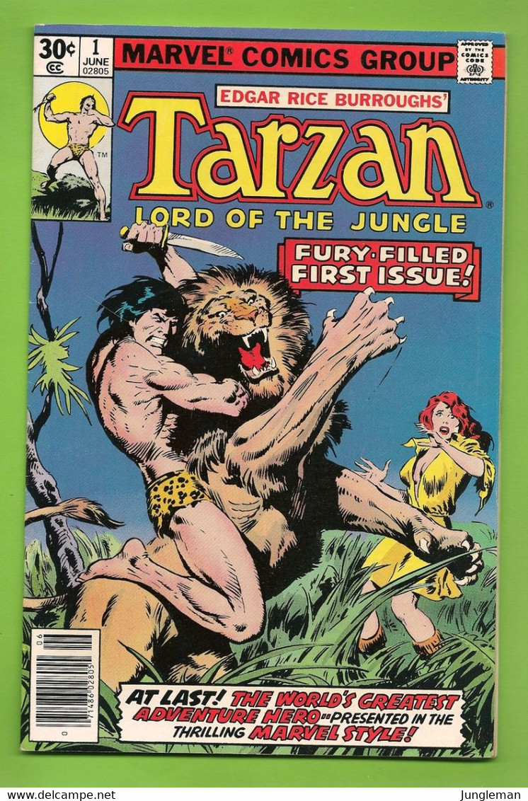 Tarzan # 1 - Marvel Comics - In English - June 1977 - John Buscema - TBE - Marvel