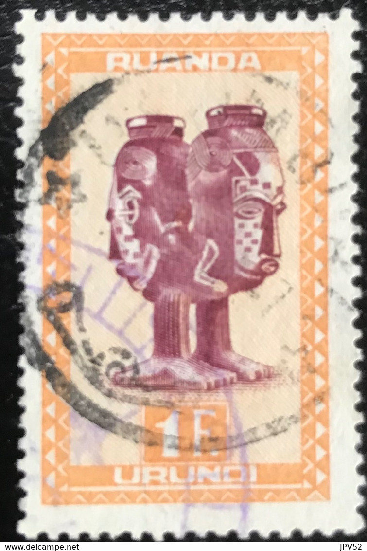 Ruanda-Urundi - C10/52 - (°)used - 1948 - Michel 117 - Inheemse Kunst - Used Stamps