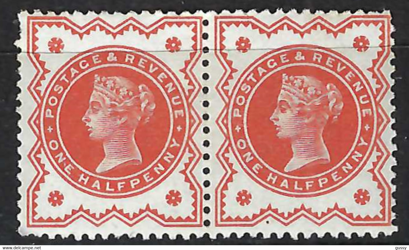 GRANDE BRETAGNE 1887-1900: Paire Du Y&T 91 Neuf** De La Série "Jubilée" - Unused Stamps