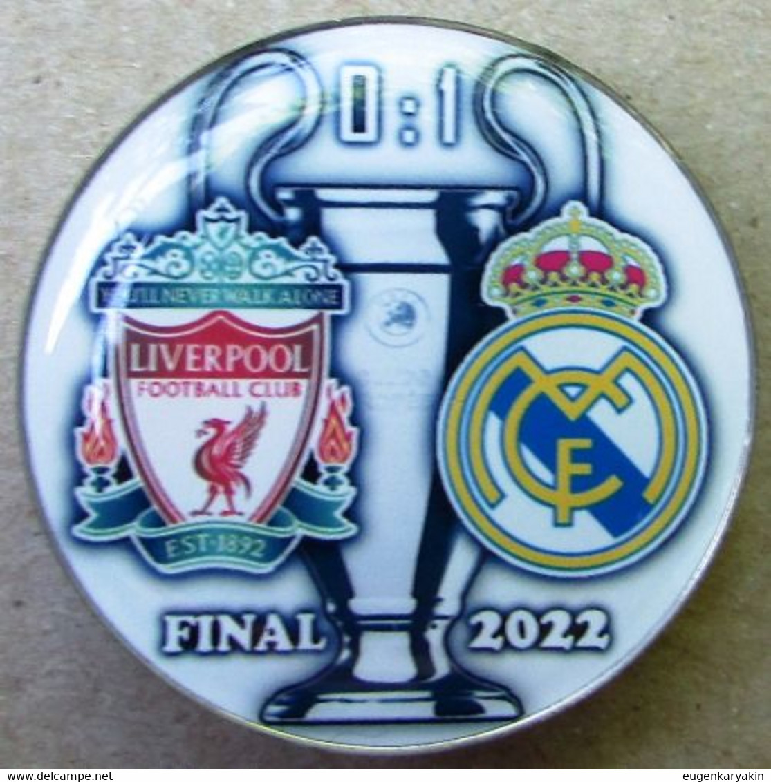 Pin Champions League UEFA 2022 Final Liverpoll Vs Real Madrid - Fussball