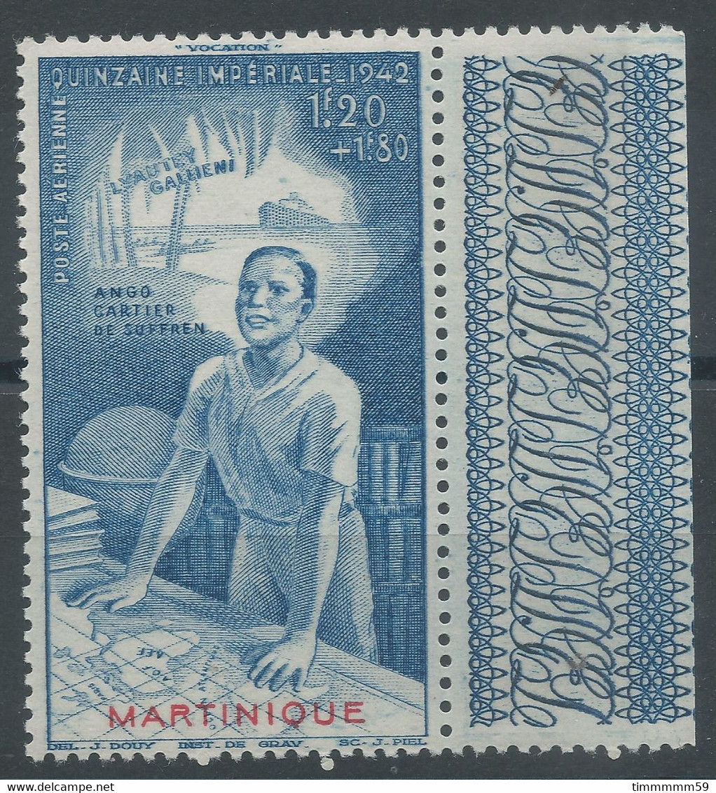 Lot N°68662    Poste Aérienne N°3** Bord De Feuille, Neuf Sans Charnière - Posta Aerea