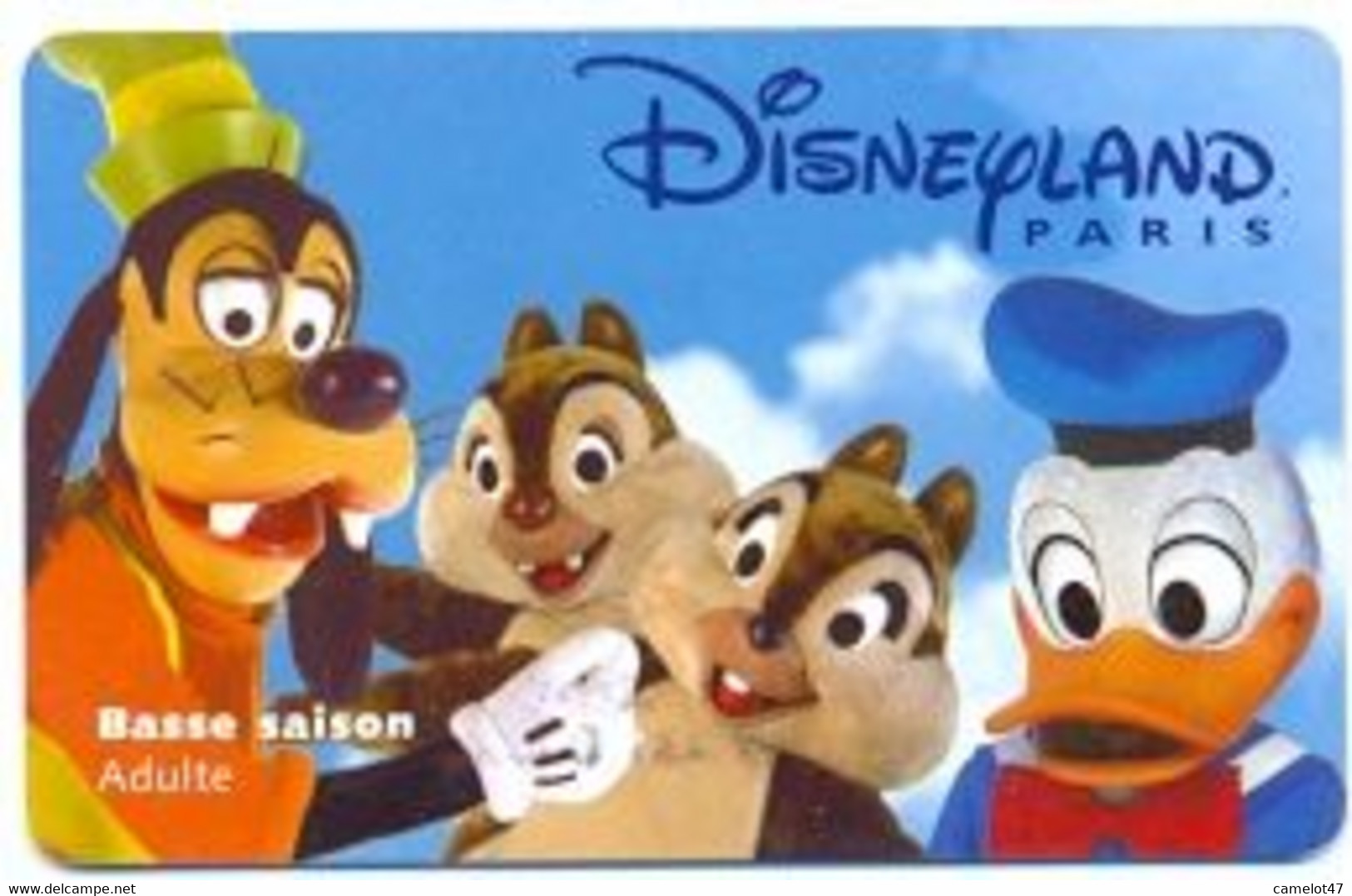 Disneyland Paris Ticket, Usagé, Used Condition. # Dtp-2 - Passaporti  Disney