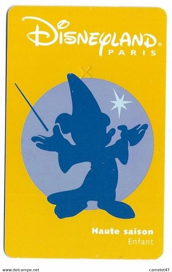 Disneyland Paris Ticket, Usagé, Used Condition. # Dtp-8 - Passaporti  Disney