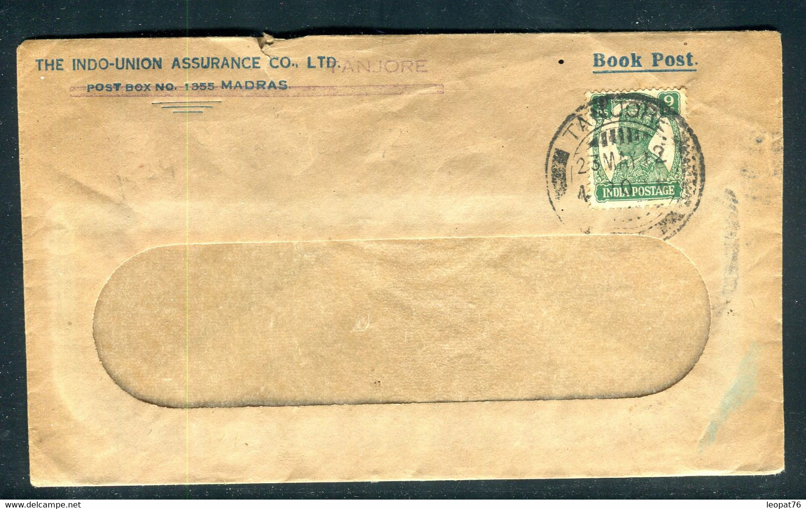 Indes Anglaises - Enveloppe Commerciale De Madras Pour Kilasavai -Patti En 1942 - A 43 - 1936-47 King George VI
