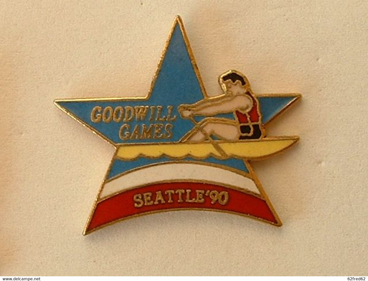 Pin's  AVIRON - GOODWILL GAMES - SEATTLE 90 - Canottaggio