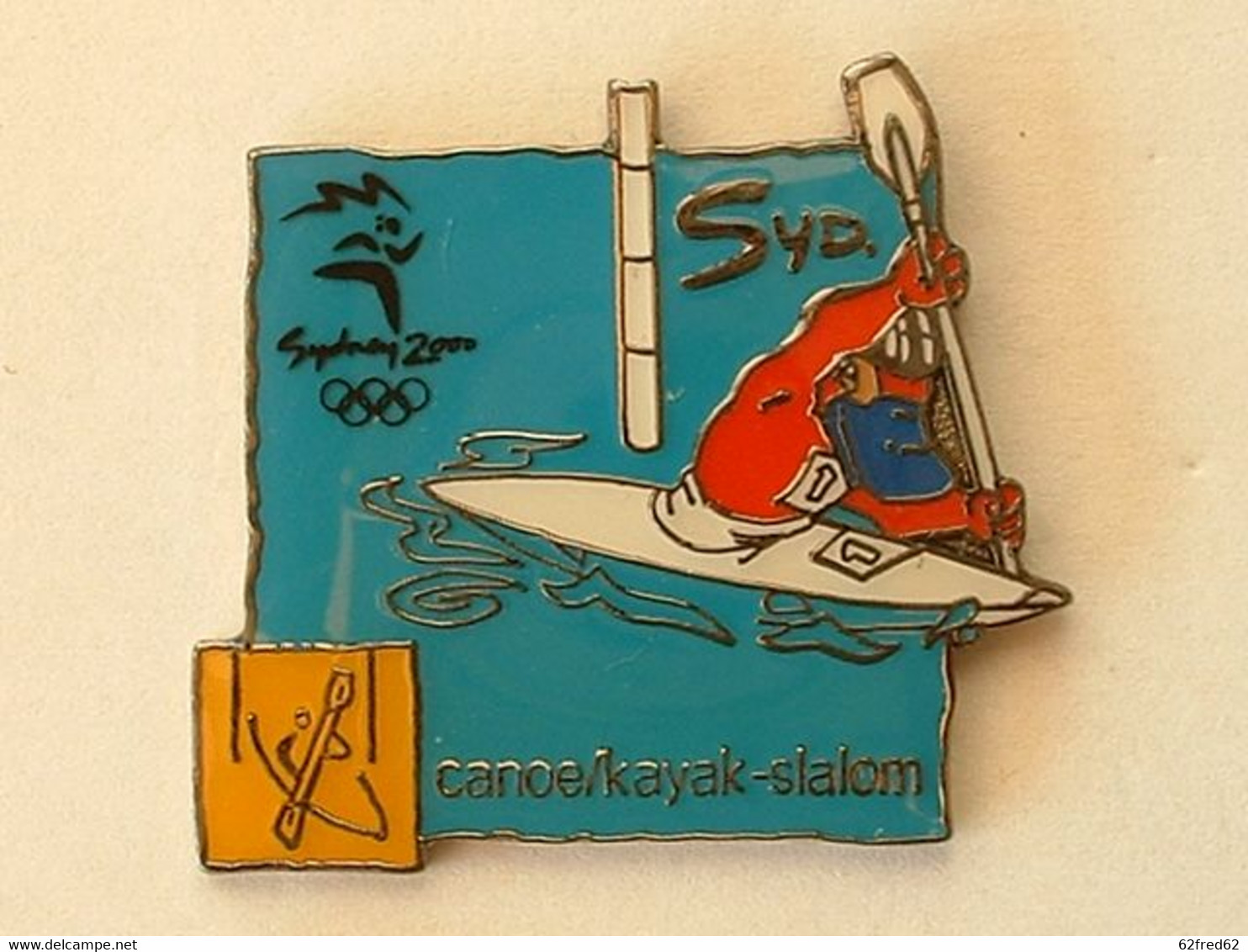 PIN'S CANOË KAYAK - SLALOM - J.O SYDNEY 2000 - Canoeing, Kayak