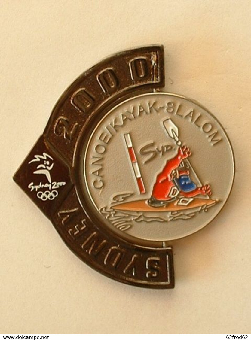 PIN'S CANOË KAYAK - SLALOM - J.O SYDNEY 2000 - Canoa