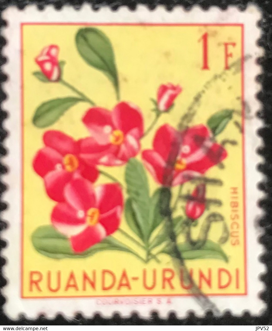 Ruanda-Urundi - C10/52 - (°)used - 1949 - Michel 141 - Inheemse Flora - Used Stamps