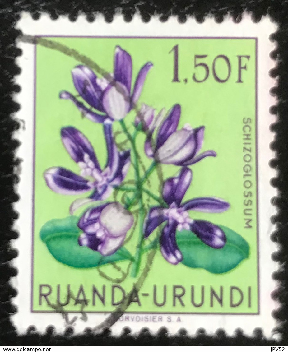 Ruanda-Urundi - C10/52 - (°)used - 1949 - Michel 143 - Inheemse Flora - Oblitérés