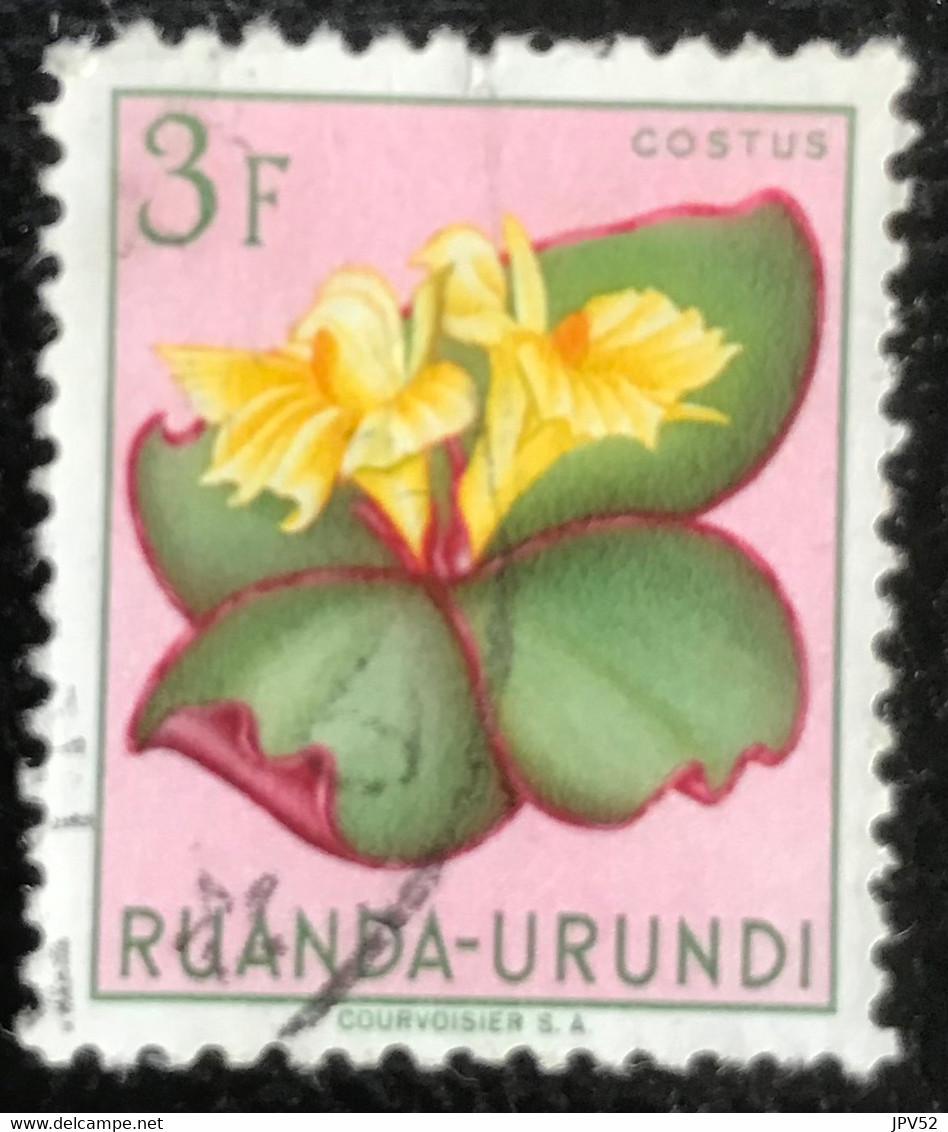 Ruanda-Urundi - C10/53 - (°)used - 1949 - Michel 145 - Inheemse Flora - Gebraucht