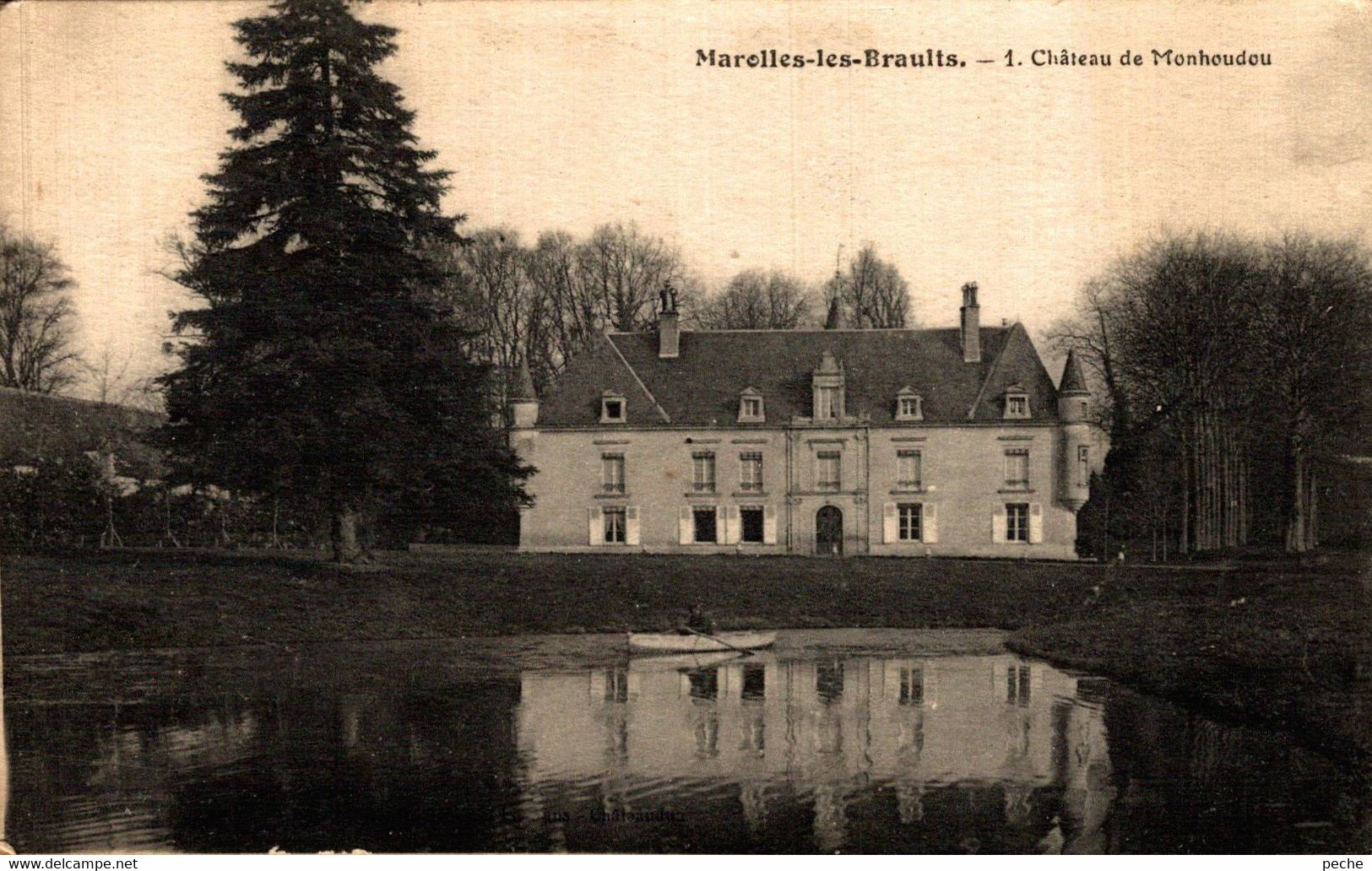 N°94633 -cpa Marolles Les Braults -château De Monhoudou - Marolles