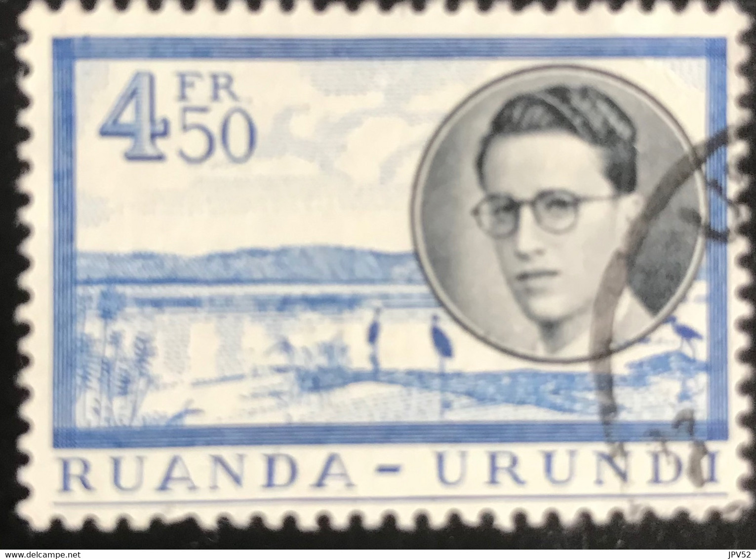 Ruanda-Urundi - C10/53 - (°)used - 1955 - Michel 154 - Koning Boudewijn En Landschappen - Gebruikt