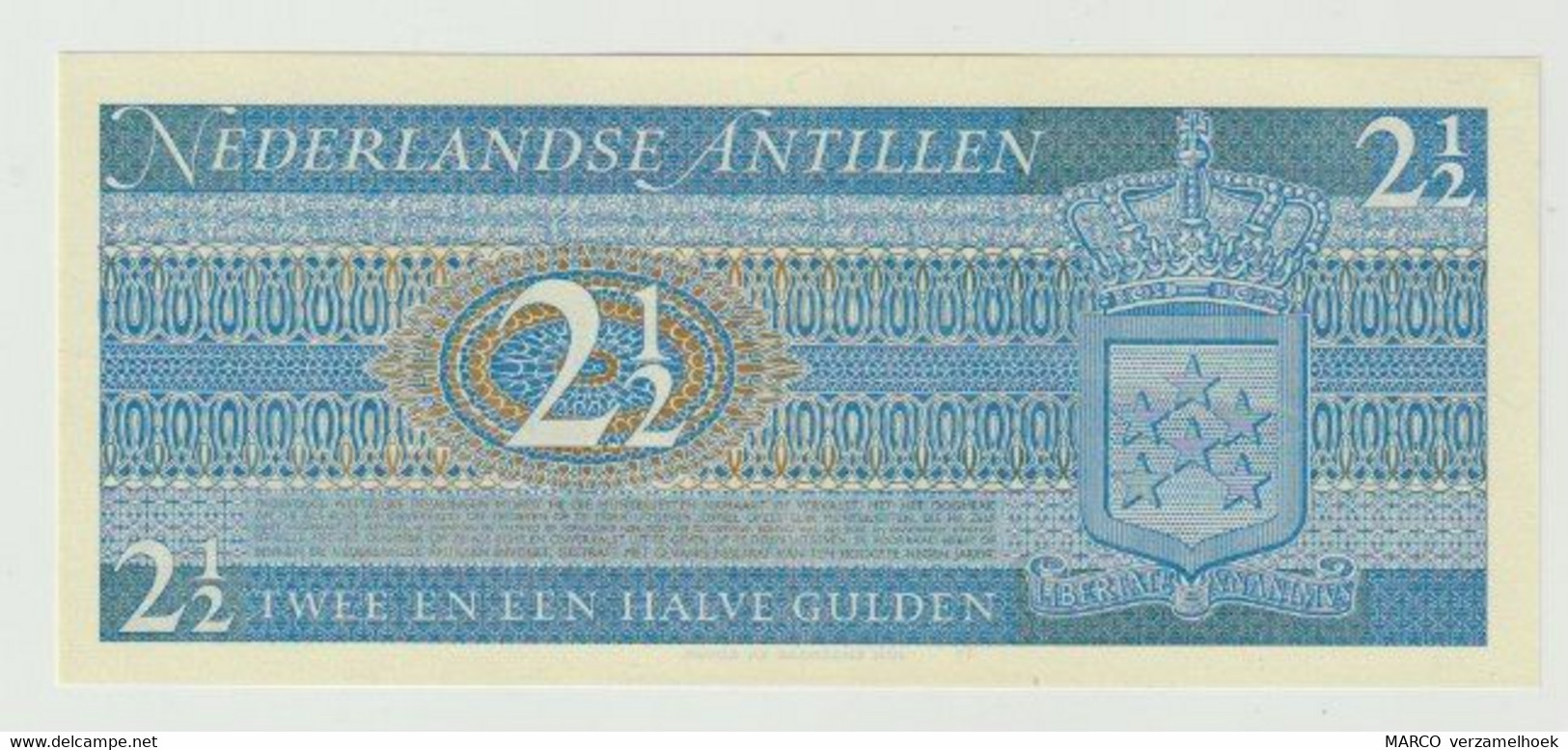 Nederlandse Antillen 2 1/2 Gulden 1970 UNC - Antilles Néerlandaises (...-1986)