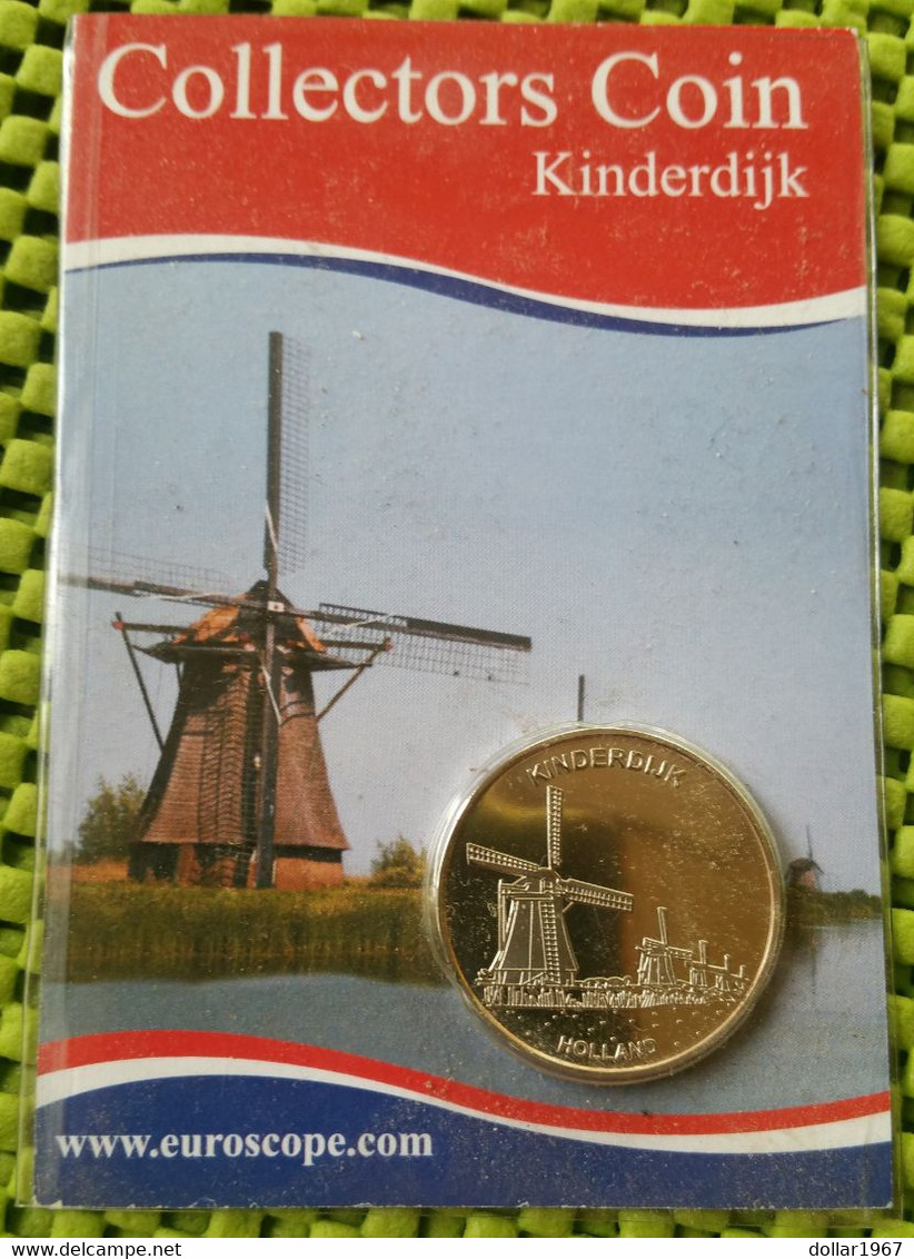 Collectors Coin  - Kinderdijk Alblasserwaard - Molenlanden / Millland / - Pays-Bas - Pays-Bas - Monedas Elongadas (elongated Coins)