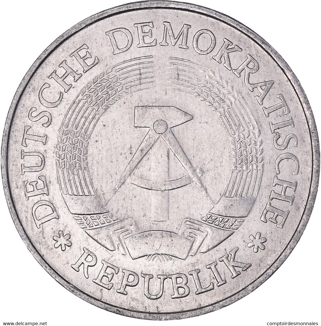 Monnaie, République Démocratique Allemande, Mark, 1977 - 1 Marco