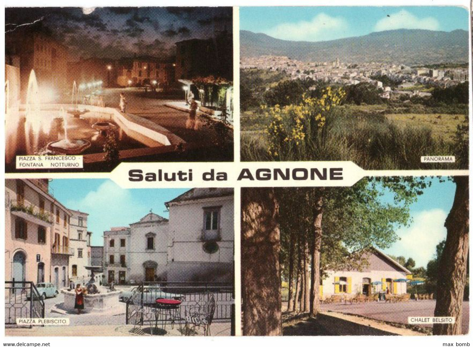 1976 AGNONE  SALUTI DA   ISERNIA - Isernia