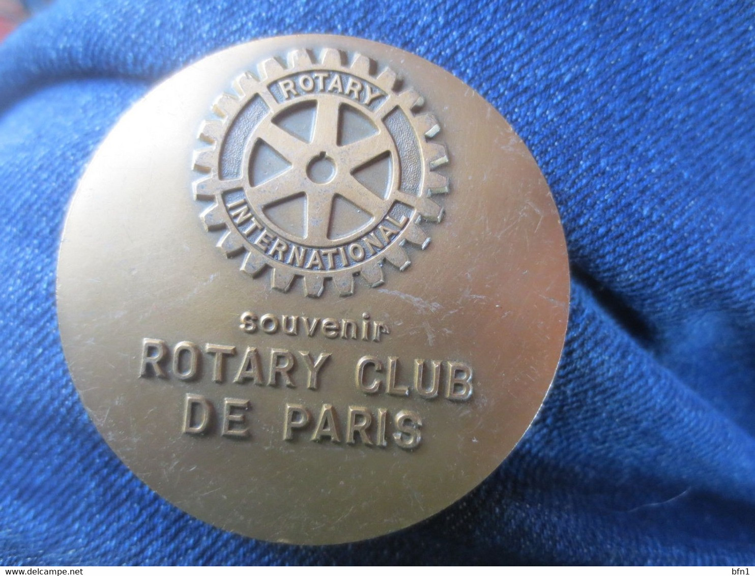 MEDAILLE ROTARY CLUB DE PARIS - Professionnels / De Société