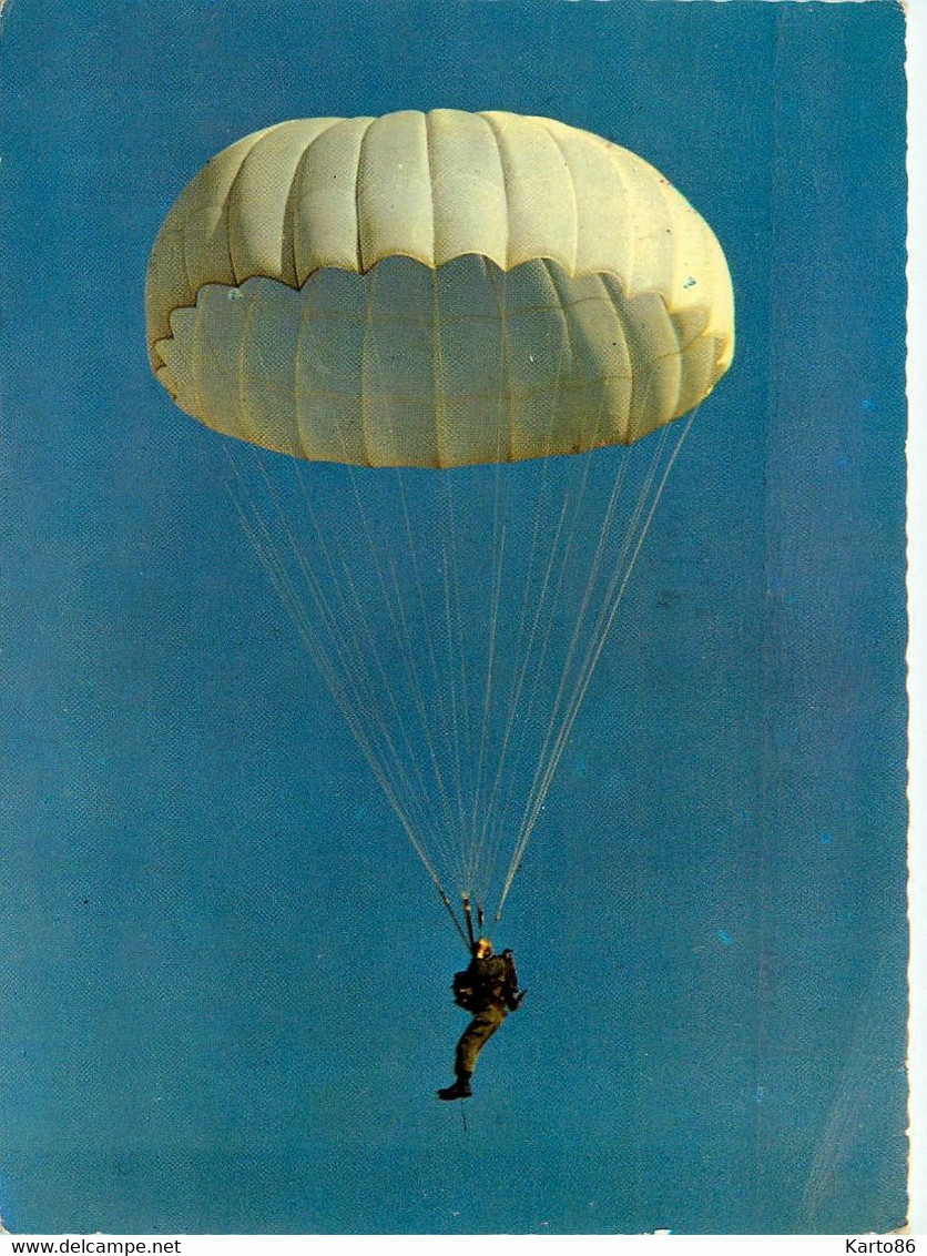 Aviation * Parachute * Parachutisme * La Descente * Militaire Militaria - Parachutisme