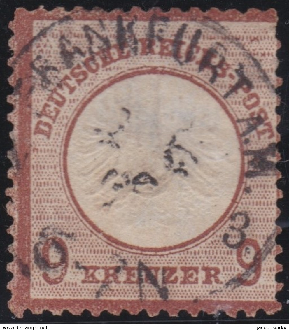 Deutsches Reich    .    Michel  .   27  (2 Scans)       .     O   .     Gestempelt - Used Stamps