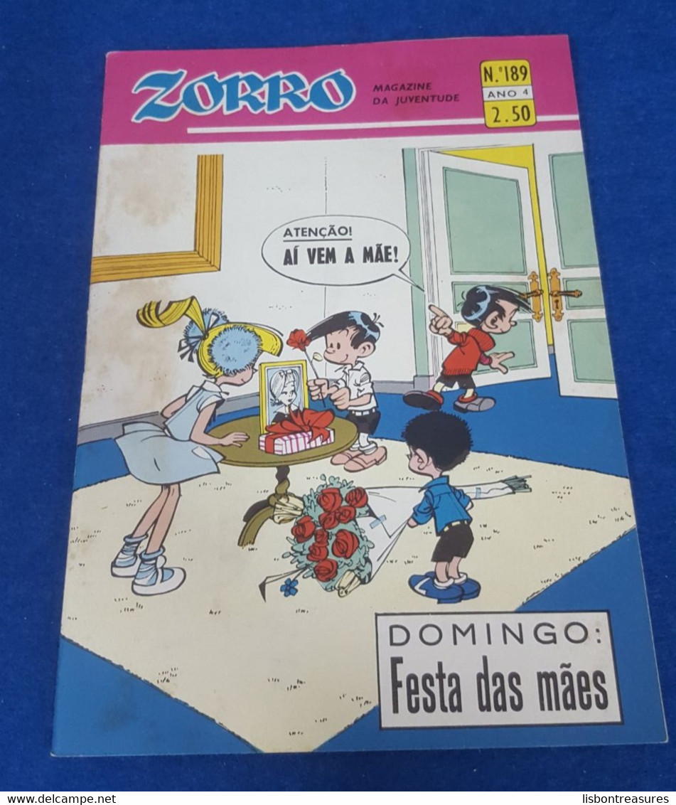 MICHEL RUHL COMICS PORTUGAL MAGAZINE ZORRO 1966 - Revues & Journaux