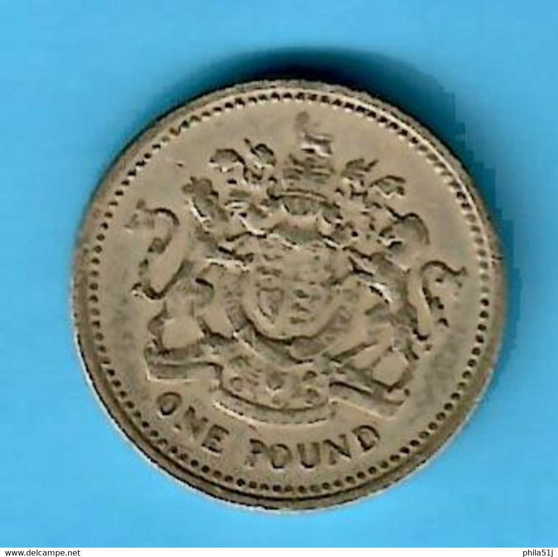 GRANDE-BRETAGNE ---ONE  POUND De 1983 ---VOIR SCAN  (5) - 1 Pound