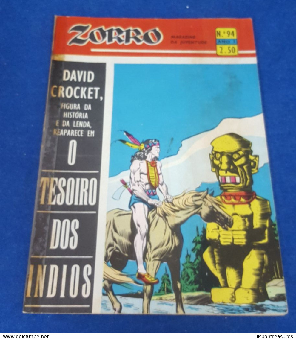 JACQUES CHARRIER COMICS PORTUGAL MAGAZINE ZORRO 1964 - Zeitungen & Zeitschriften