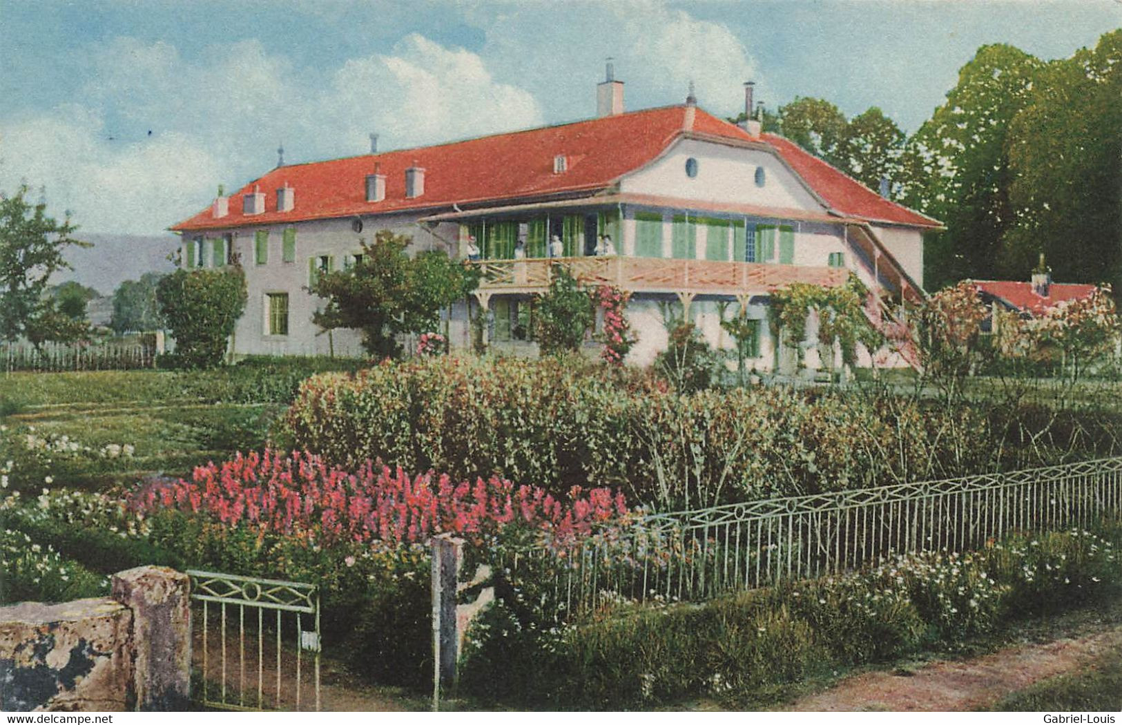 Chalet Du Sanatorium Du Léman Gland 1914 - Gland