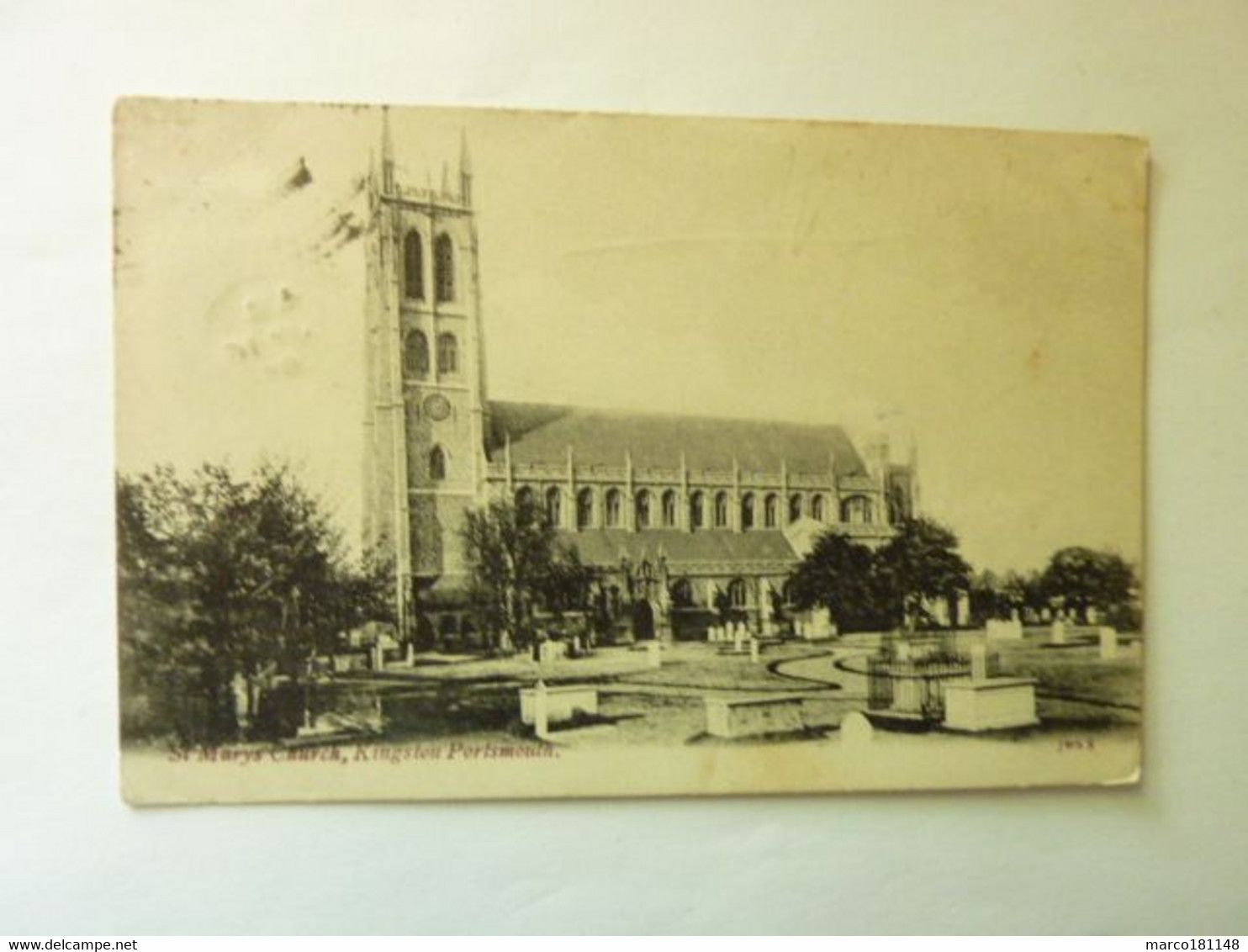 St Marys Church, Kingston Portsmouth - Circulée 1904 - Portsmouth