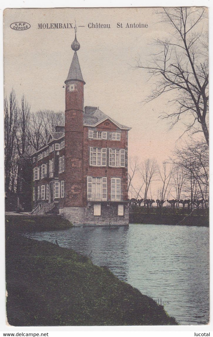Molembaix - Molenbais - Château St Antoine - Edit. VPF - 1910 Envoyé Vers Comtesse De Goussencourt Château De Beauval - Celles